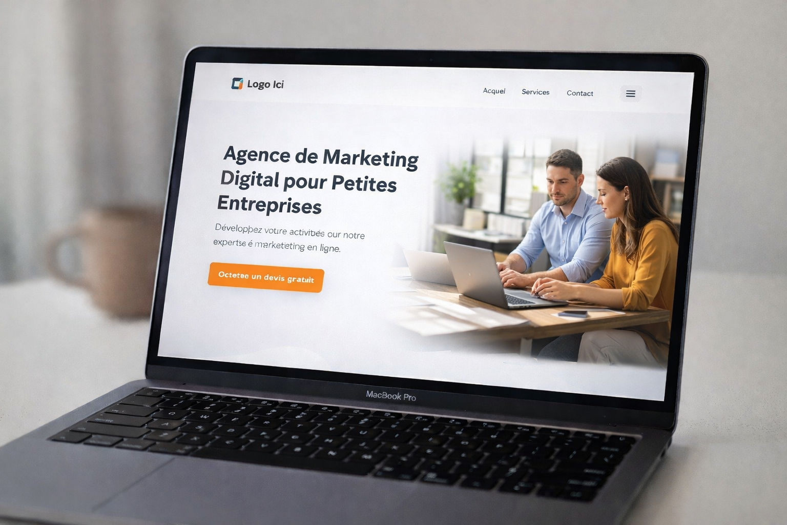 Site corporate sur mesure UX/UI • Performance web